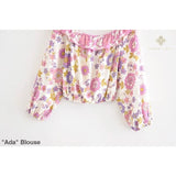 "Ada" Blouse - Bohemian inspired clothing for women