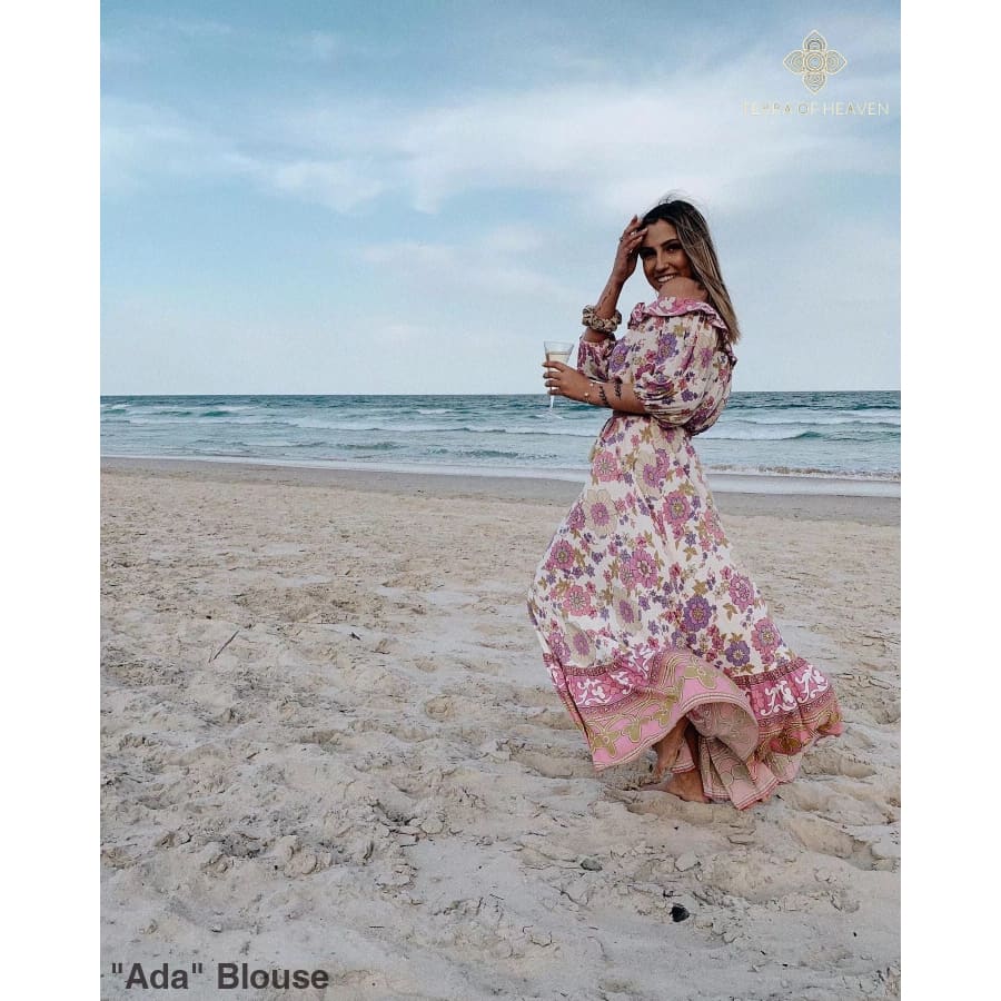 "Ada" Blouse - Bohemian inspired clothing for women