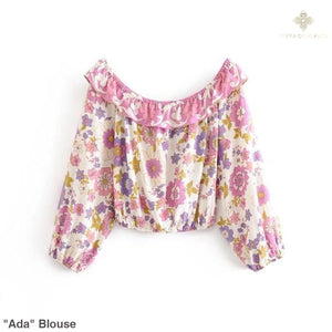 "Ada" Blouse - Bohemian inspired clothing for women