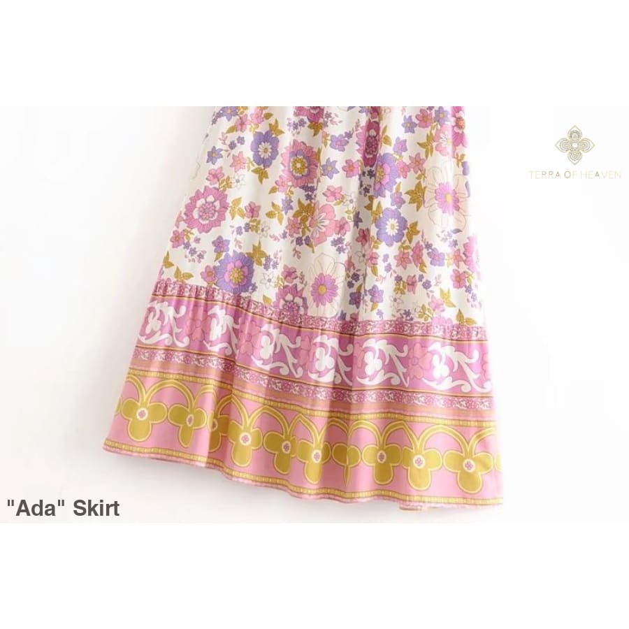 "Ada" Skirt - Bohemian inspired clothing for women