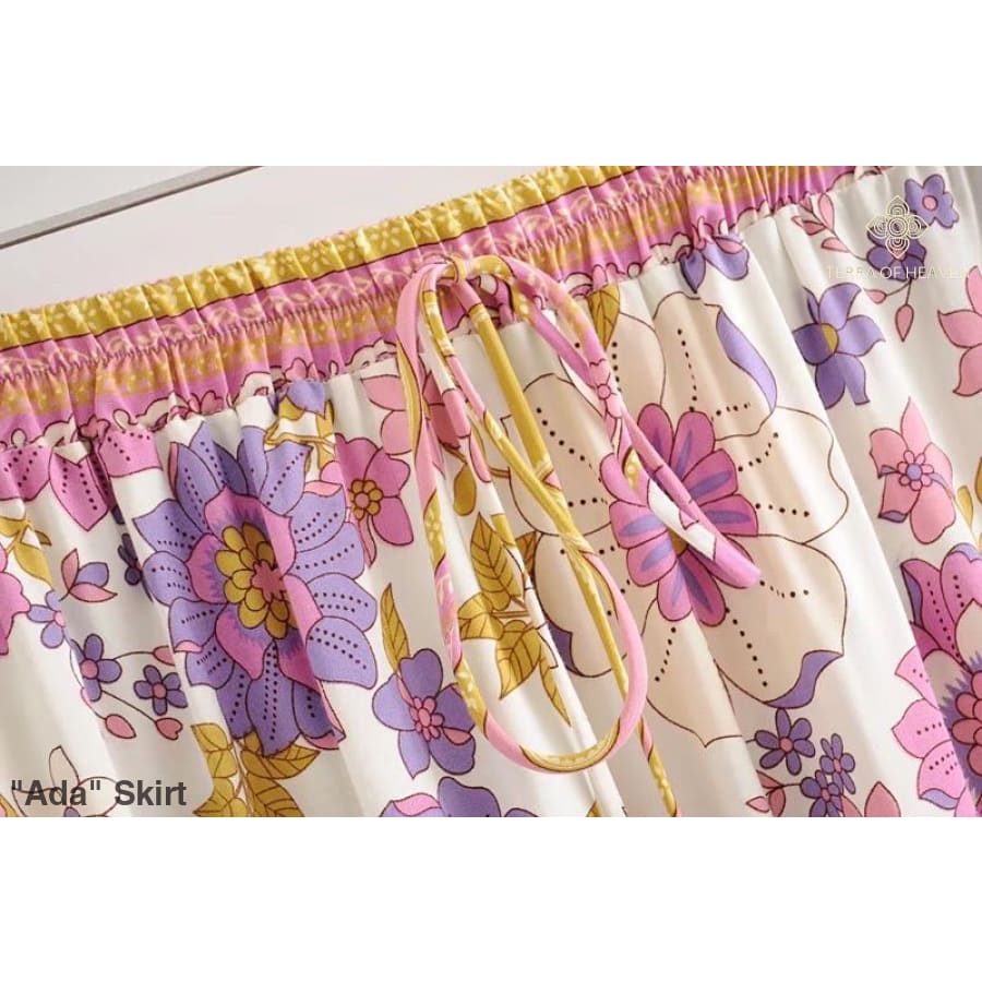 "Ada" Skirt - Bohemian inspired clothing for women