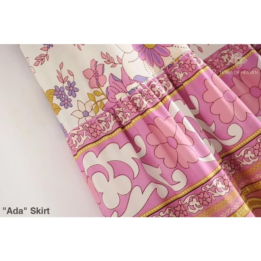 "Ada" Skirt - Bohemian inspired clothing for women