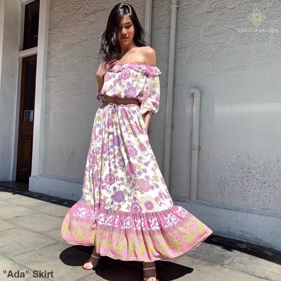 "Ada" Skirt - Bohemian inspired clothing for women
