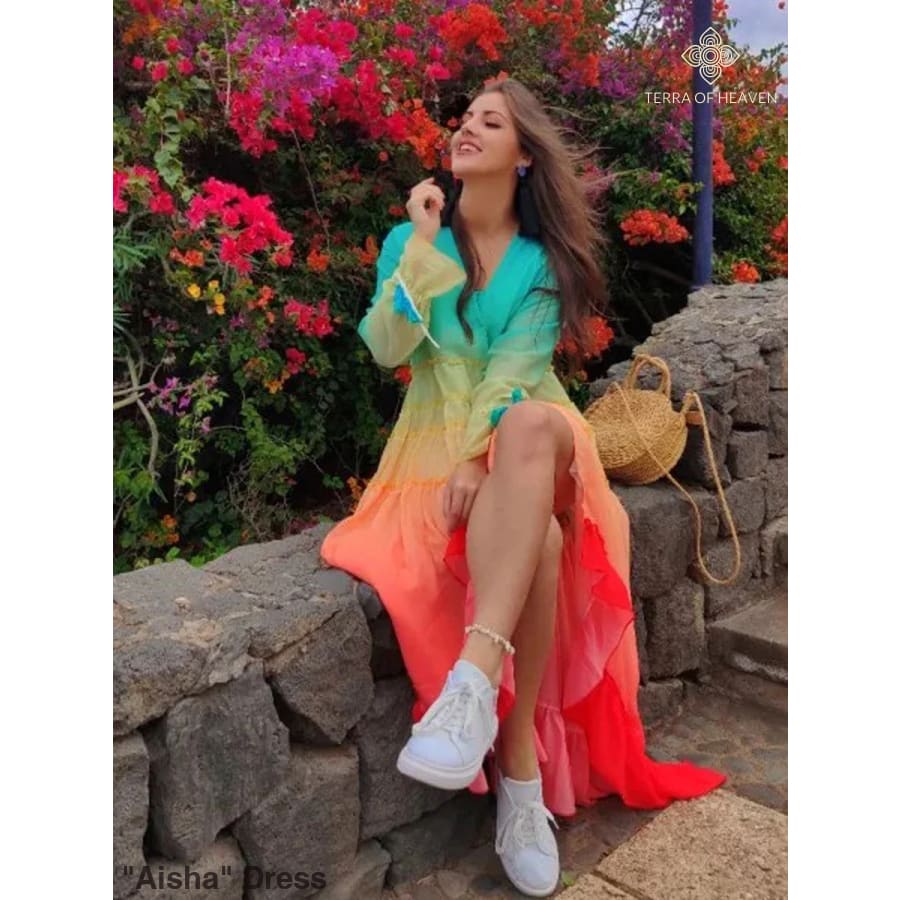 ’Aisha’ Dress - MULTI / S - Dress