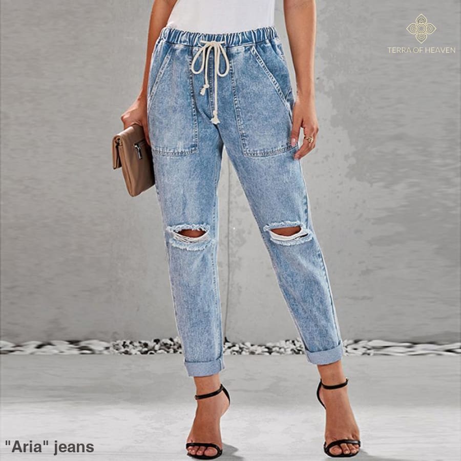 Aria jeans - sky blue / S - Jeans