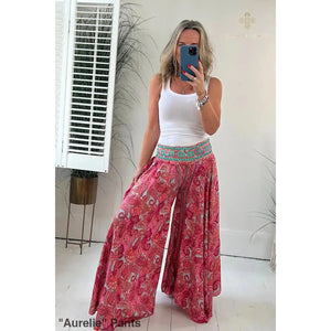 ’Aurelie’ Pants - Pink / XL - Pants