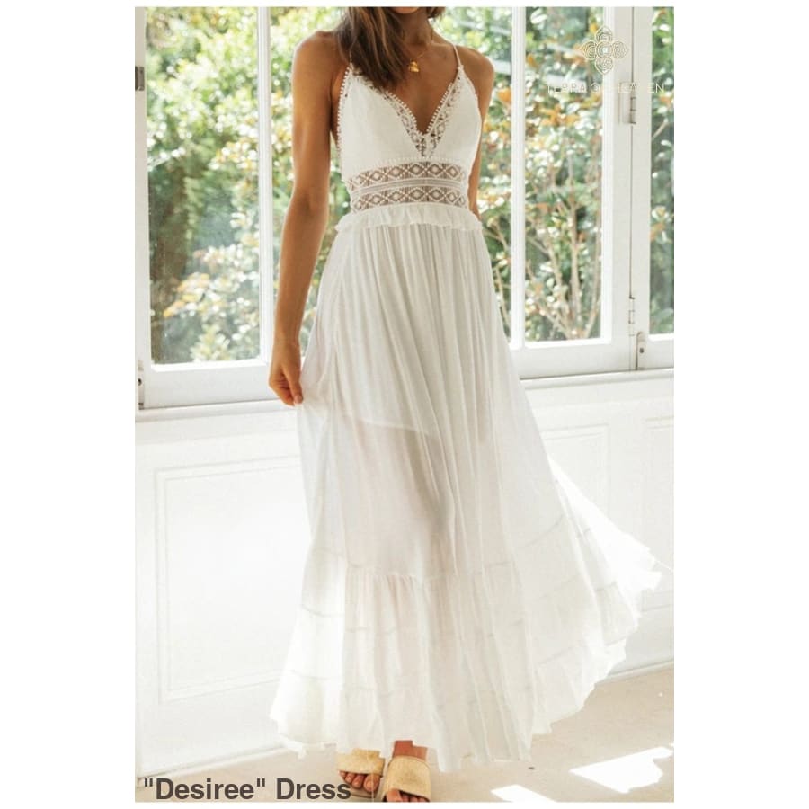 Desiree Dress - White / S - Dress