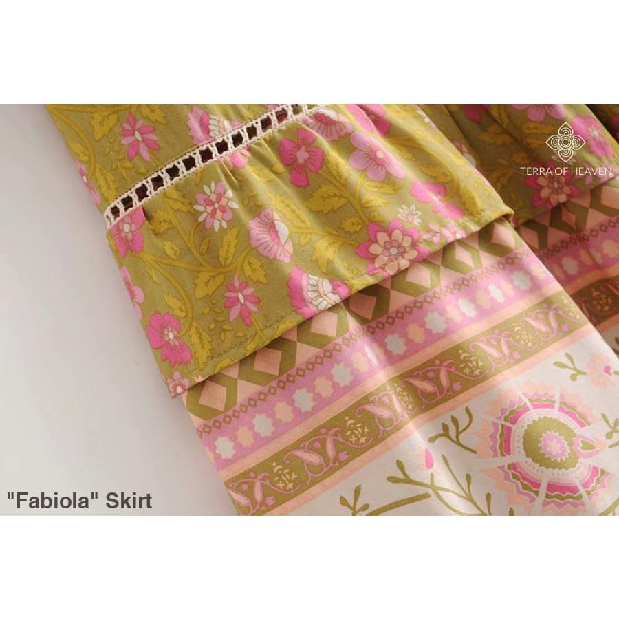 "Fabiola" Skirt - Bohemian inspired clothing for women