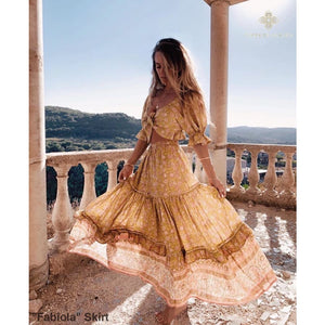 "Fabiola" Skirt - Bohemian inspired clothing for women