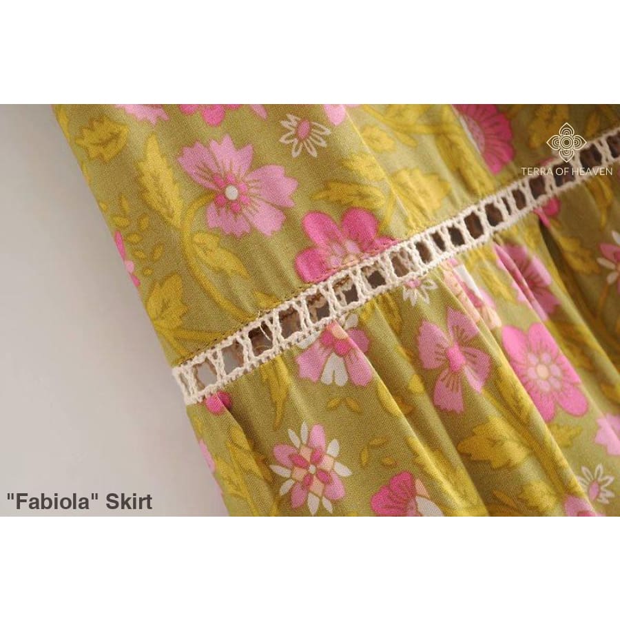 "Fabiola" Skirt - Bohemian inspired clothing for women