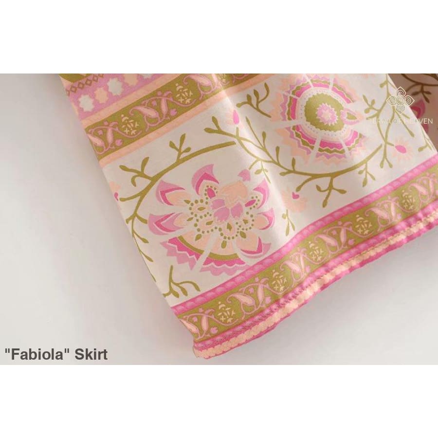 "Fabiola" Skirt - Bohemian inspired clothing for women