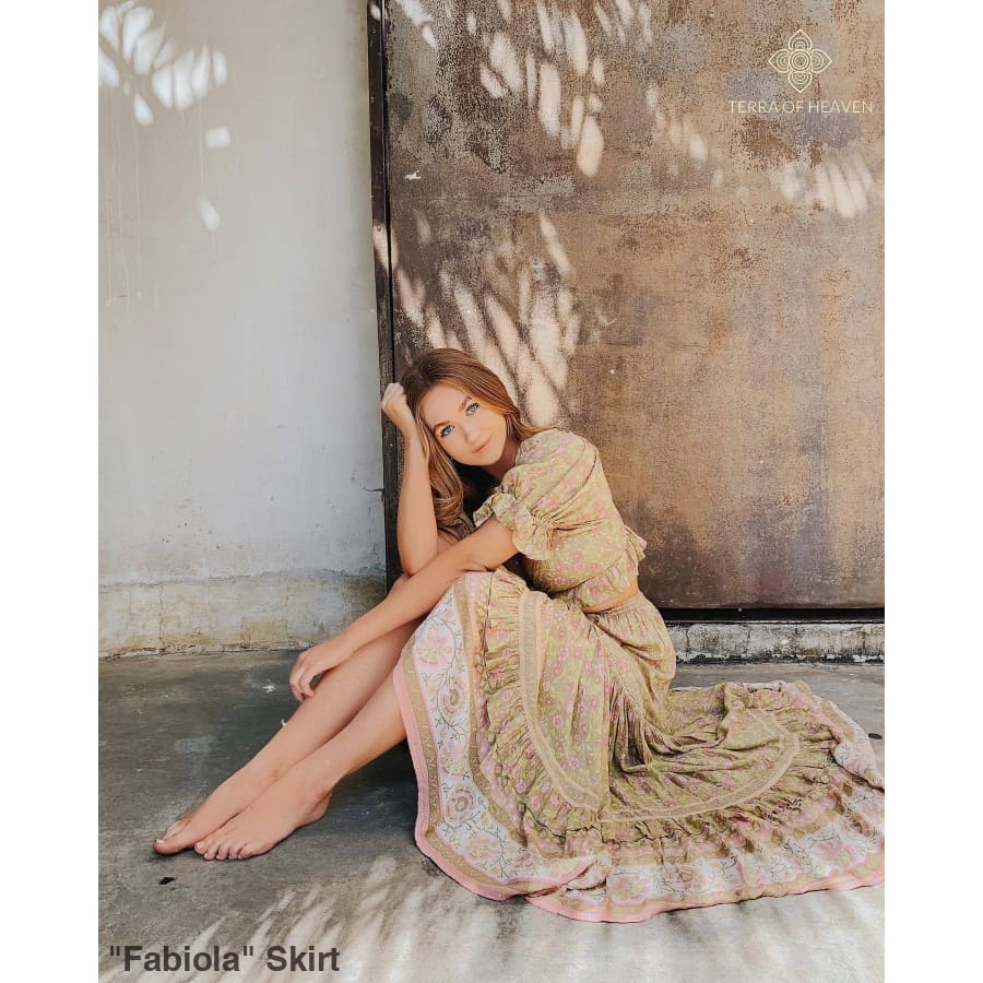 "Fabiola" Skirt - Bohemian inspired clothing for women