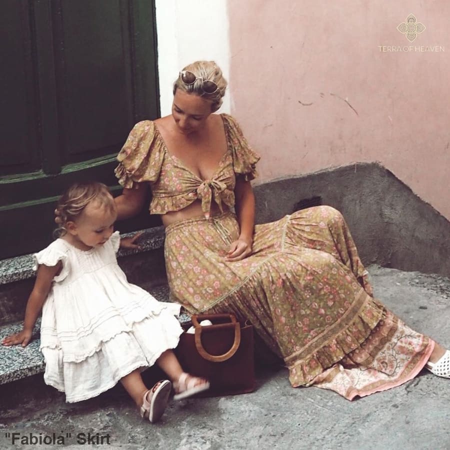 "Fabiola" Skirt - Bohemian inspired clothing for women