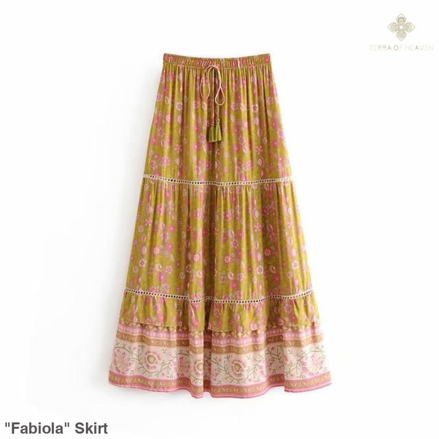 "Fabiola" Skirt - Bohemian inspired clothing for women