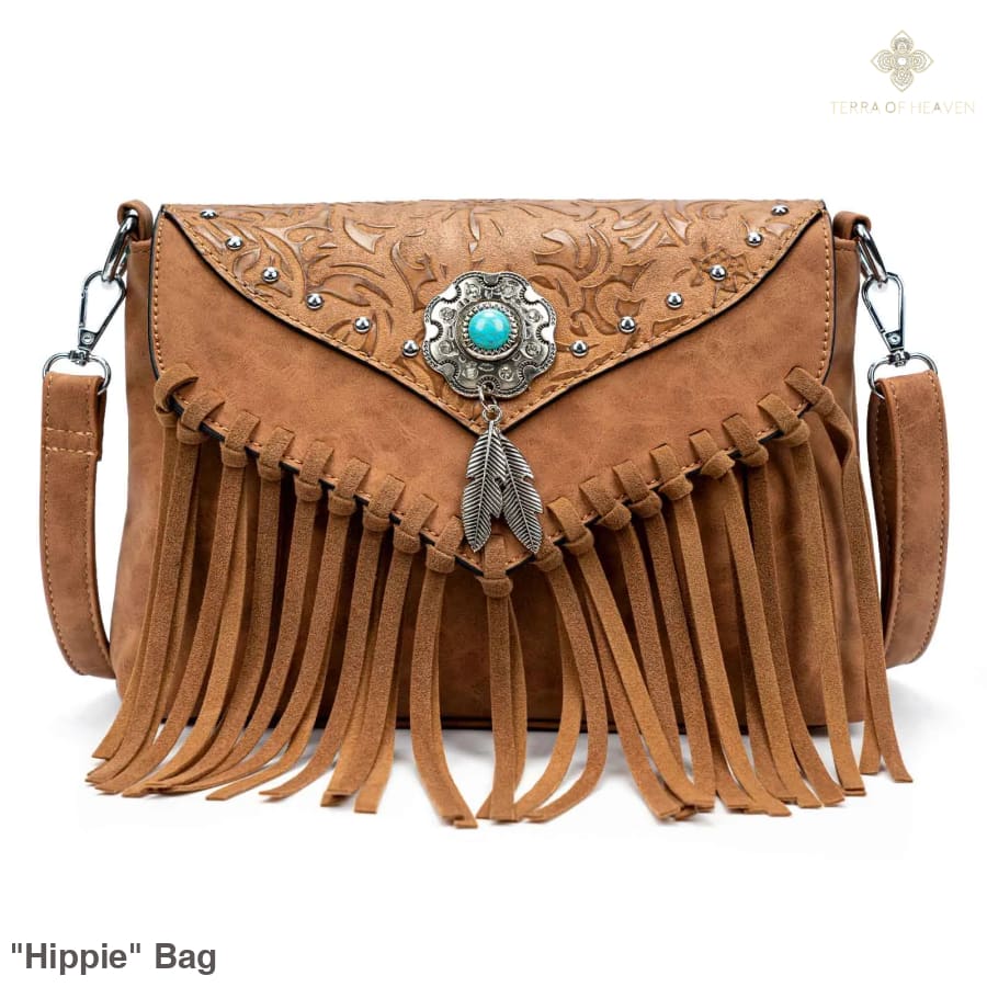 ’Hippie’ Bag - Khaki - Bag