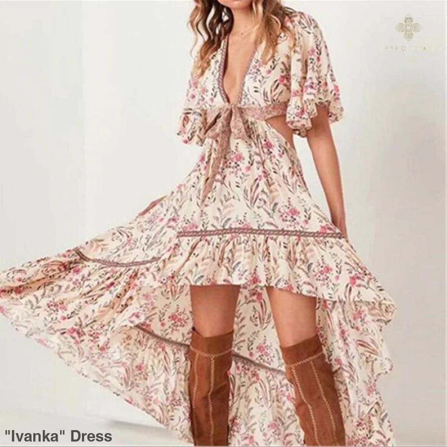 "Ivanka" Dress - Bohemian inspired clothing for women