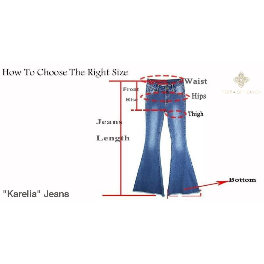 "Karelia" Jeans - Bohemian inspired clothing for women