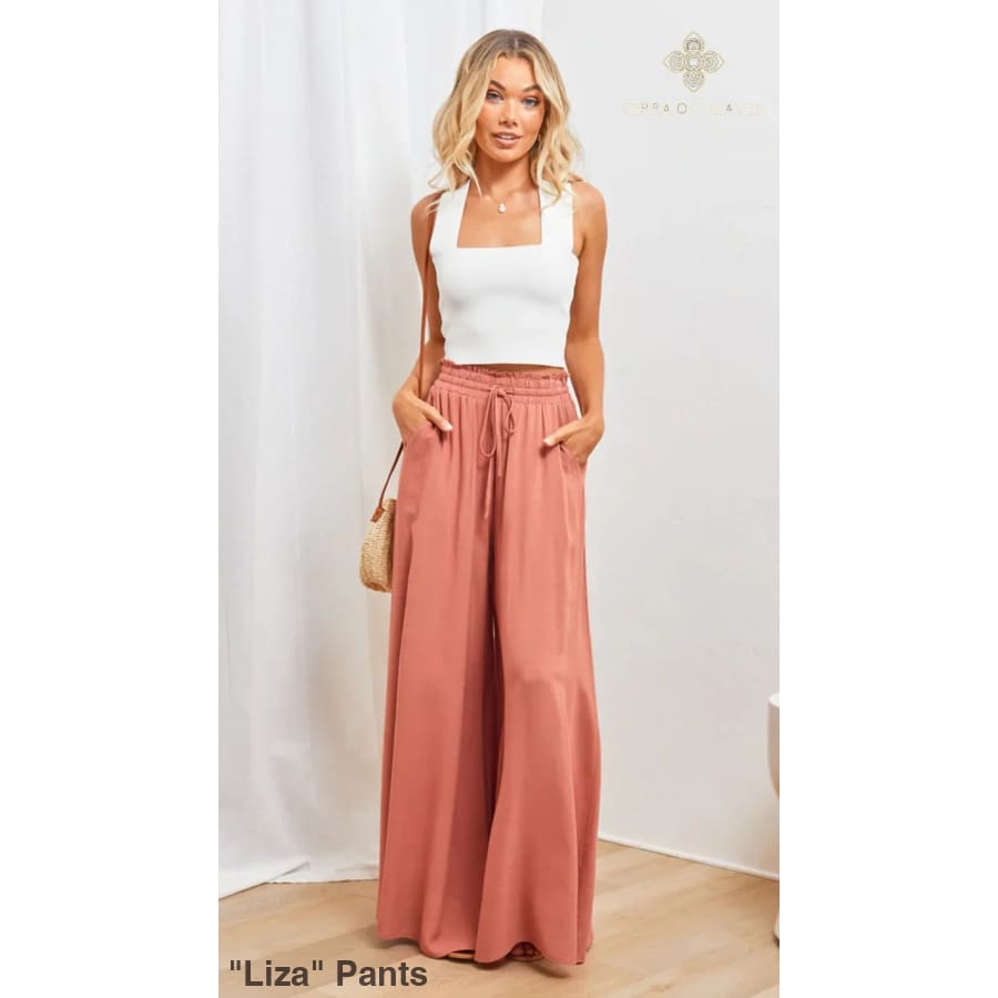 ’Liza’ Pants - Pink / XXL - Pants