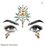 ’Maisarah’ Face Gems - Orange - Face gems