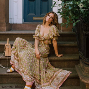 "Maritza" Blouse - Bohemian inspired clothing for women
