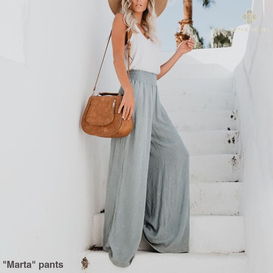 Marta pants - Grey / XL - Pants