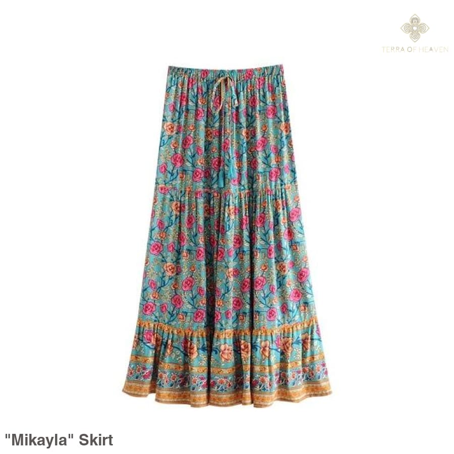 "Mikayla" Skirt - Bohemian inspired clothing for women