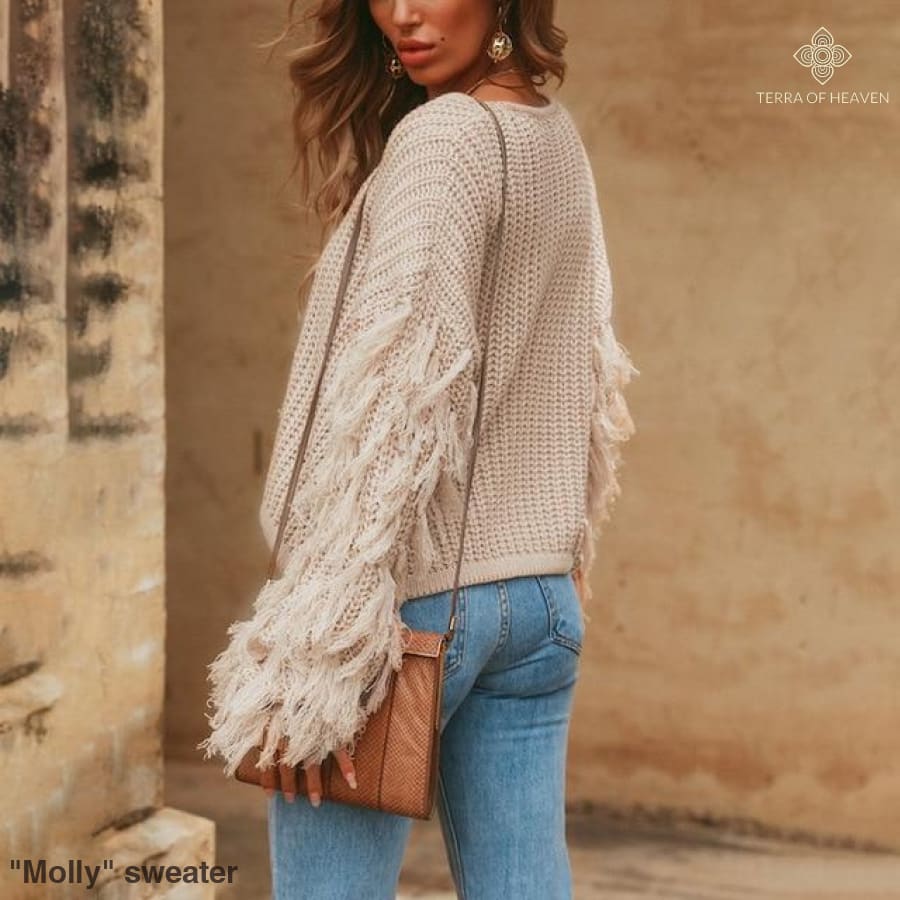 Molly sweater - Khaki / One Size - sweater