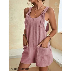 ’Naomi’ Romper - Pink / XXL - Romper