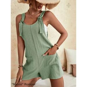 ’Naomi’ Romper - Light green / L - Romper