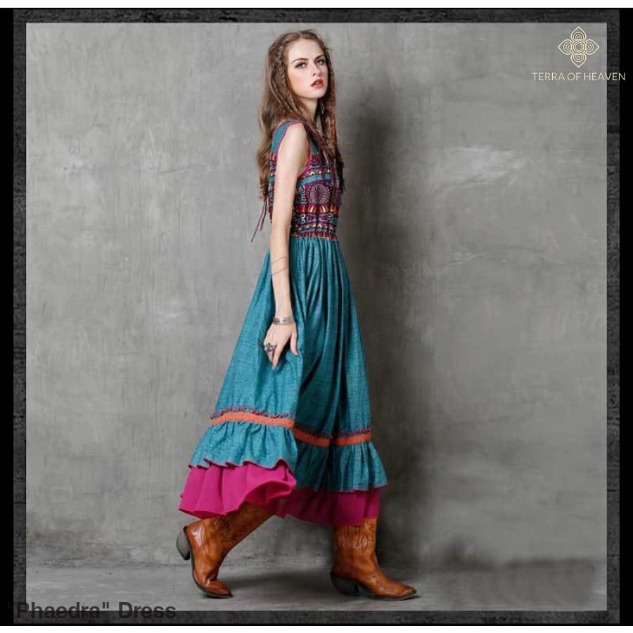 "Phaedra" Dress - Bohemian inspired clothing for women