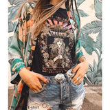 "Romina" T-shirt - Bohemian inspired clothing for women