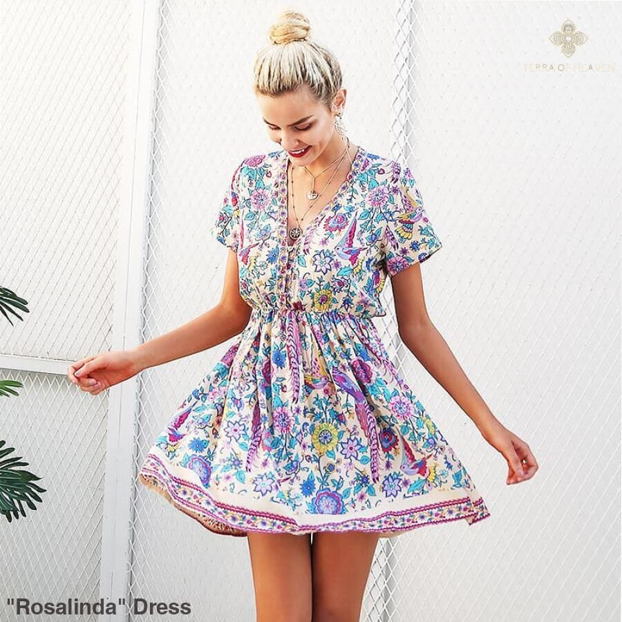 "Rosalinda" Dress - Bohemian inspired clothing for women