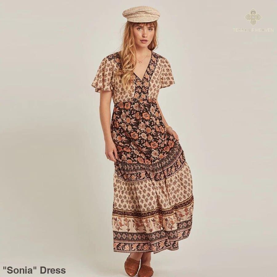 "Sonia" Dress - Bohemian inspired clothing for women