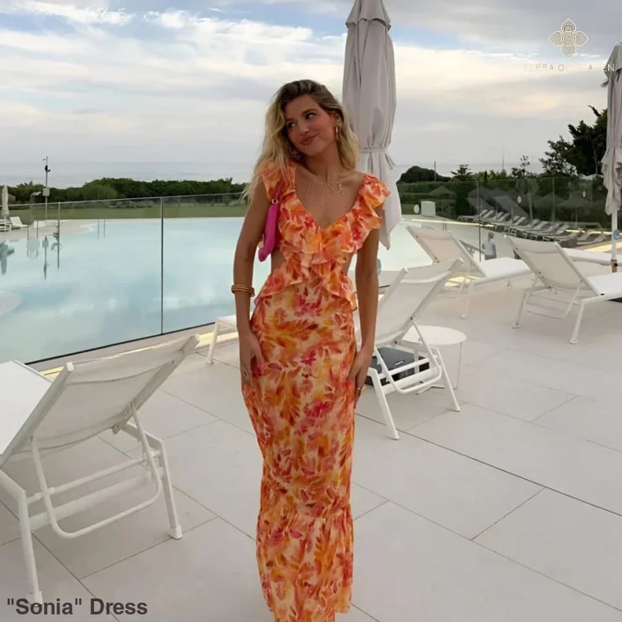 xs boho dress Boho Long Summer Sundress Off-Shoulder Slit Skirt Floral Maxi Dress