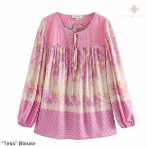 "Tess" Blouse - Bohemian inspired clothing for women
