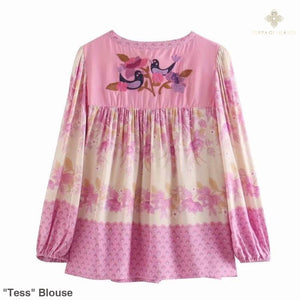 "Tess" Blouse - Bohemian inspired clothing for women