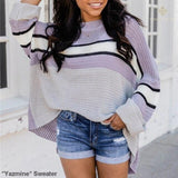 Yazmine Sweater - XL / Purple - Top