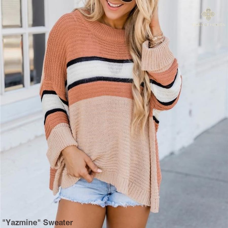 Yazmine Sweater - L / Orange - Top