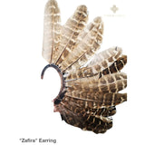 ’Zafira’ Earring - Brown - Earrings