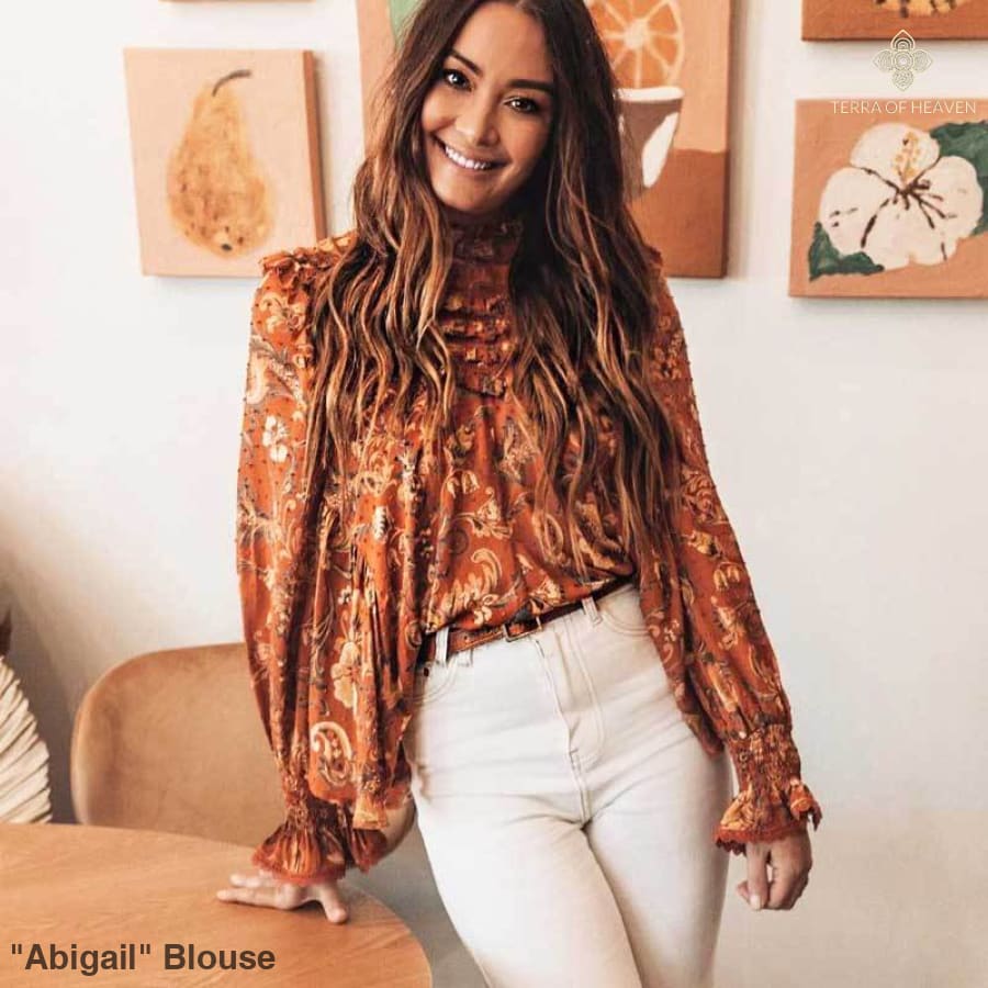 "Abigail" Blouse - Bohemian inspired clothing for women