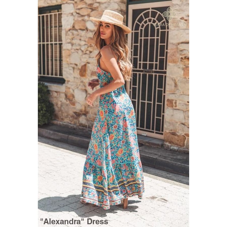 "Alexandra" Dress - Bohemian inspired clothing for women