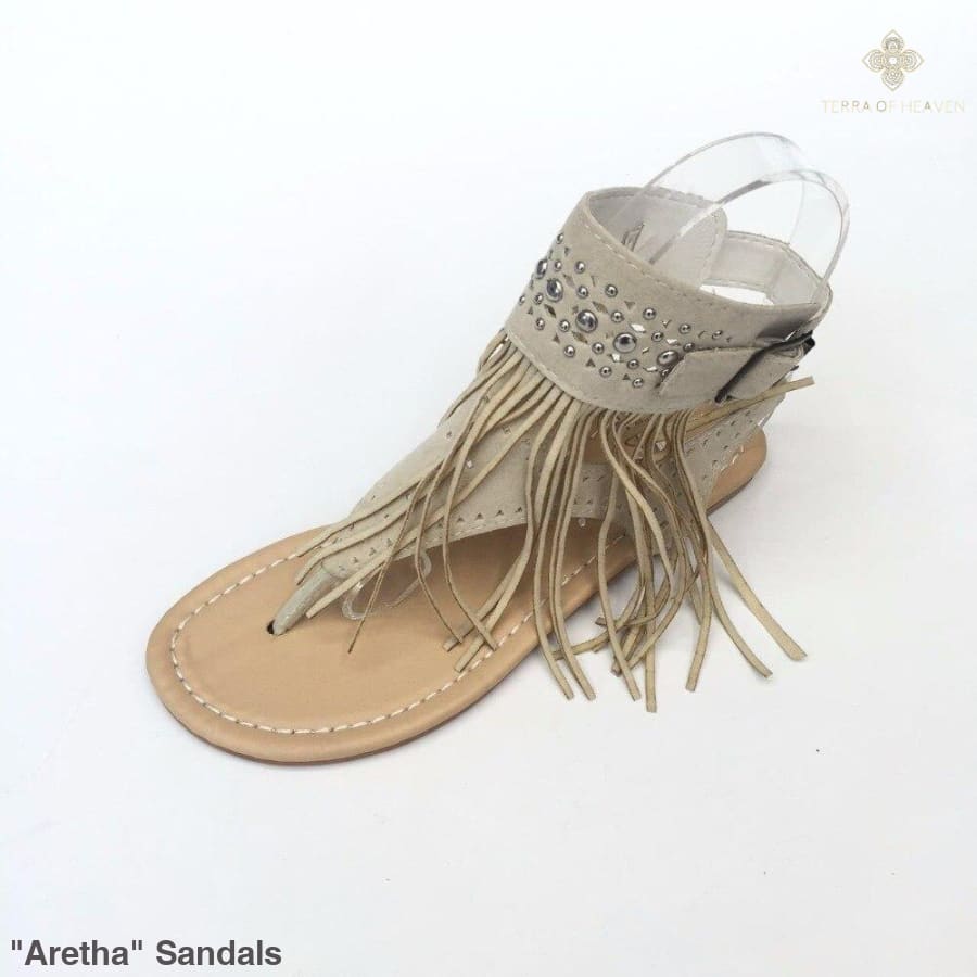 "Aretha" Sandals - Bohemian inspired clothing for women