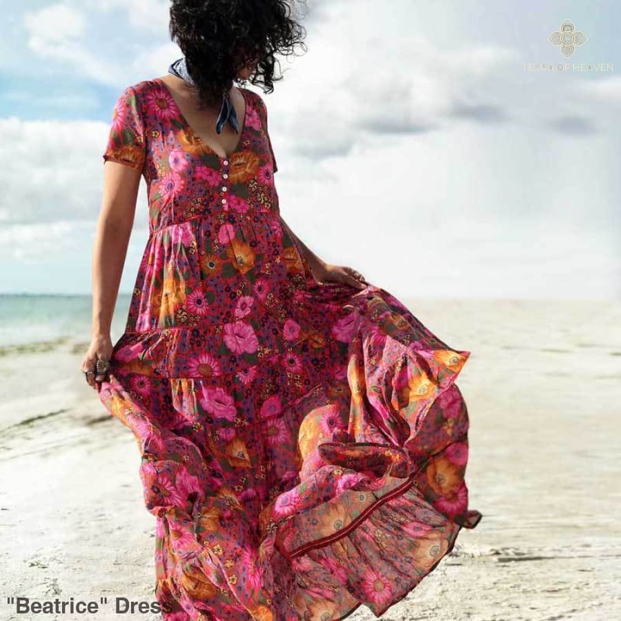 "Beatrice" Dress - Bohemian inspired clothing for women