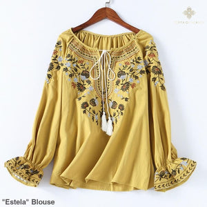"Estela" Blouse - Bohemian inspired clothing for women