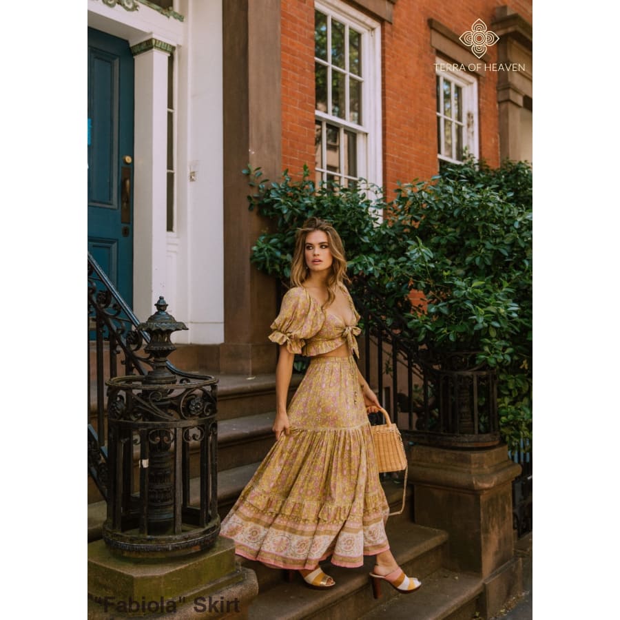 "Fabiola" Skirt - Bohemian inspired clothing for women