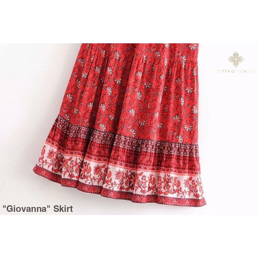 "Giovanna" Skirt - Bohemian inspired clothing for women
