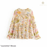 "Laurentine" Blouse - Bohemian inspired clothing for women