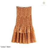 "Lilian" Skirt - Bohemian inspired clothing for women