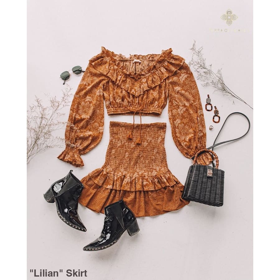"Lilian" Skirt - Bohemian inspired clothing for women