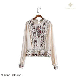 "Liliana" Blouse - Bohemian inspired clothing for women